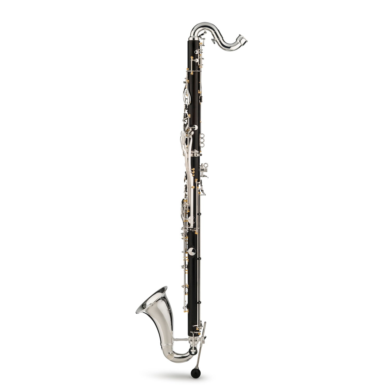 backun-bass-clarinet-Q-series-grenadilla-silver-with-gold-posts-side-3